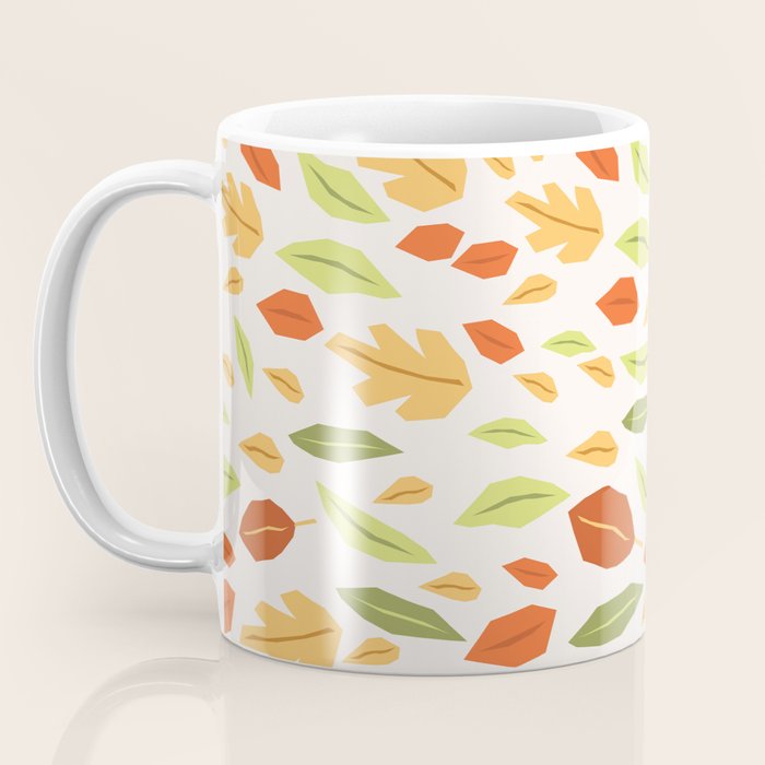 Autumn bird and leaves Coffee Mug Gallery Image 3