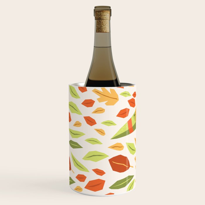 Autumn bird and leaves Wine Chiller Gallery Image 1