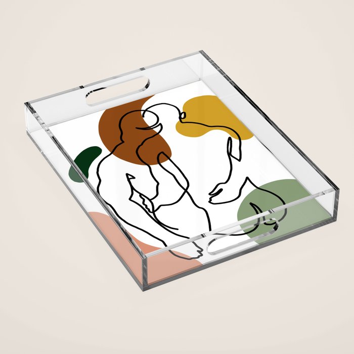 NOODDOOD Linework 1 Acrylic Tray Gallery Image 1