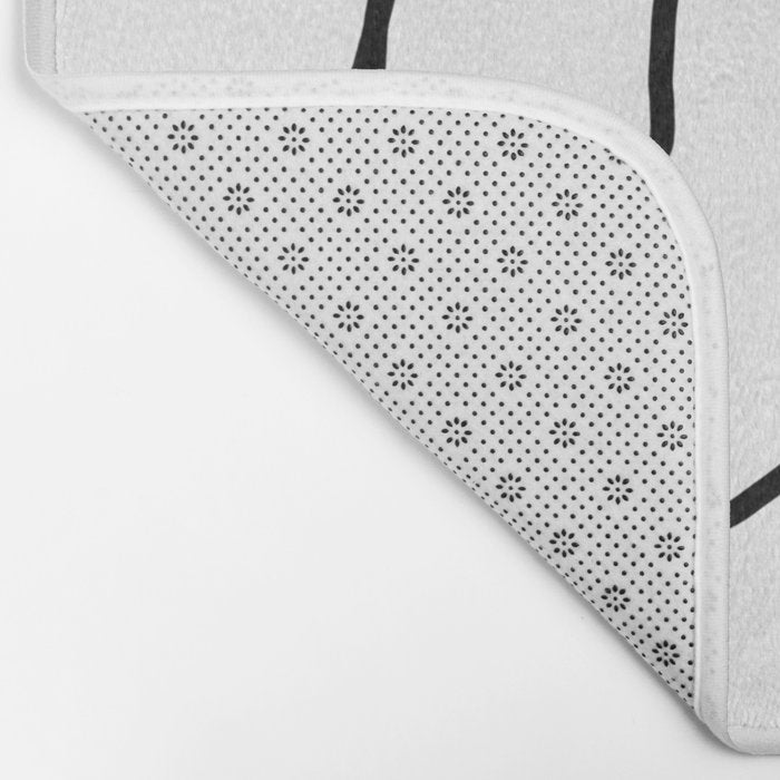 NOODDOOD Linework 1 Bath Mat Gallery Image 2