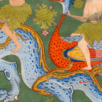 Falnama (Book of omens) Expulsion of Adam and Eve From Heaven Islamic Antique Art  Coffee Mug Gallery Image 2