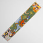 Falnama (Book of omens) Expulsion of Adam and Eve From Heaven Islamic Antique Art  Table Runner Gallery Image 3