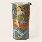 Falnama (Book of omens) Expulsion of Adam and Eve From Heaven Islamic Antique Art  Travel Mug Gallery Image 2