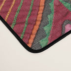 Vintage Bird and Flower Mola Textile Desk Mat Gallery Image 4