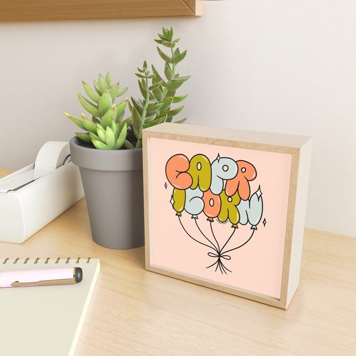 Capricorn Balloons Mini Art Print Gallery Image 2
