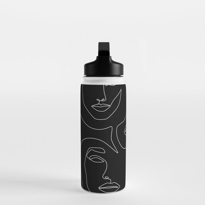 Faces in Dark Water Bottle Gallery Image 3