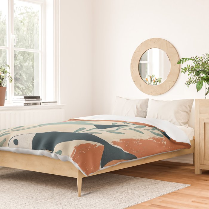 Three Swimming Fish Duvet Cover Gallery Image 2