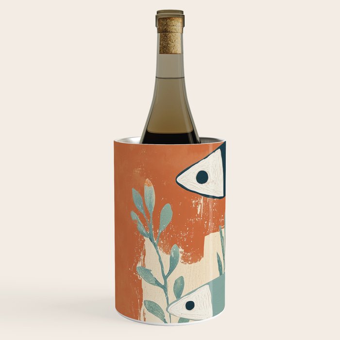 Three Swimming Fish Wine Chiller Gallery Image 2