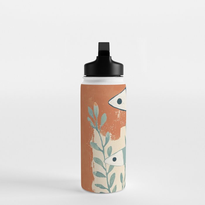 Three Swimming Fish Water Bottle Gallery Image 3