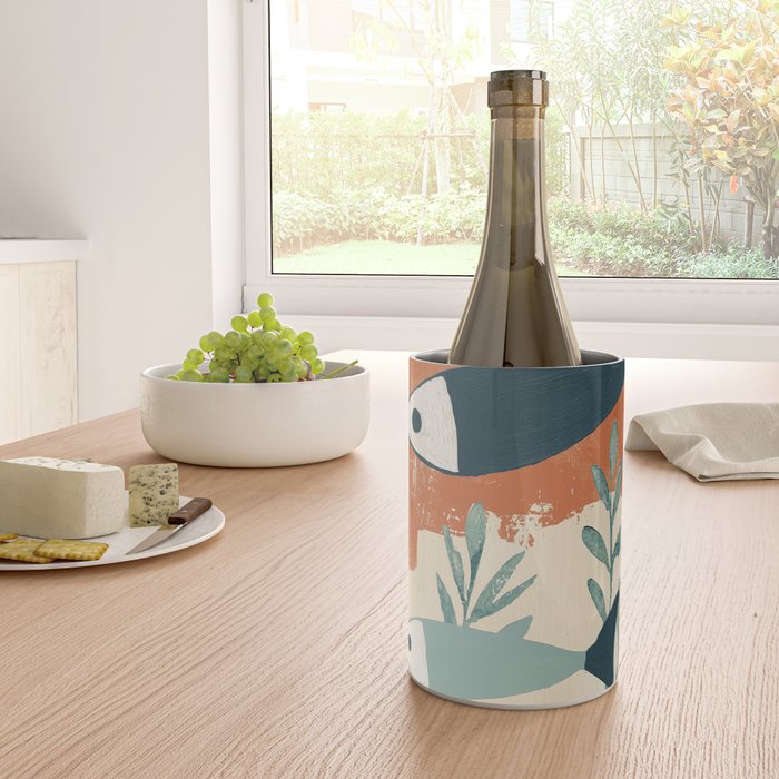 Three Swimming Fish Wine Chiller Gallery Image 4