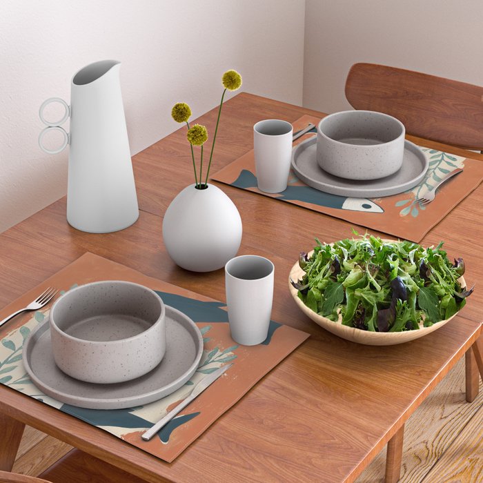 Three Swimming Fish Placemat Gallery Image 2