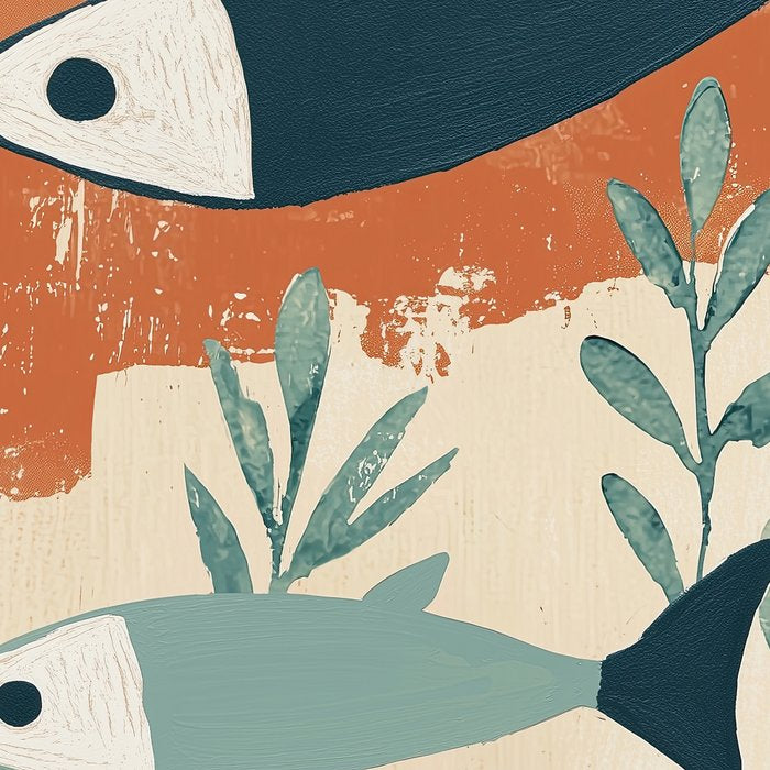 Three Swimming Fish Coffee Mug Gallery Image 2