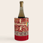 Silk Heriz Azerbaijan Northwest Persian Rug Print Wine Chiller Gallery Image 3