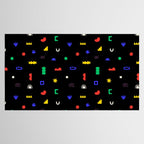 Abstract colorful organic shape art pattern Tablecloth Gallery Image 2