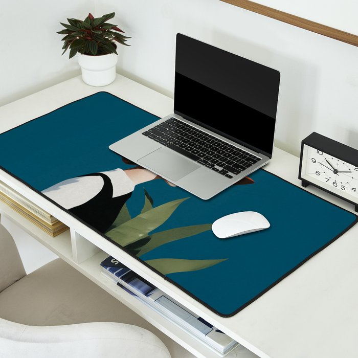 Vintage Elegance in Autumn Light Desk Mat Gallery Image 2