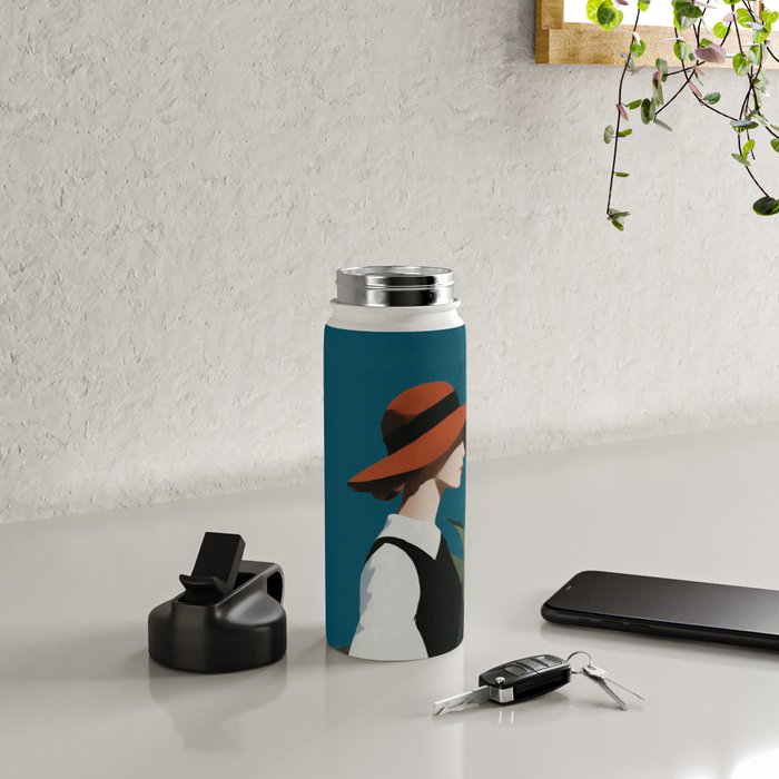 Vintage Elegance in Autumn Light Water Bottle Gallery Image 4