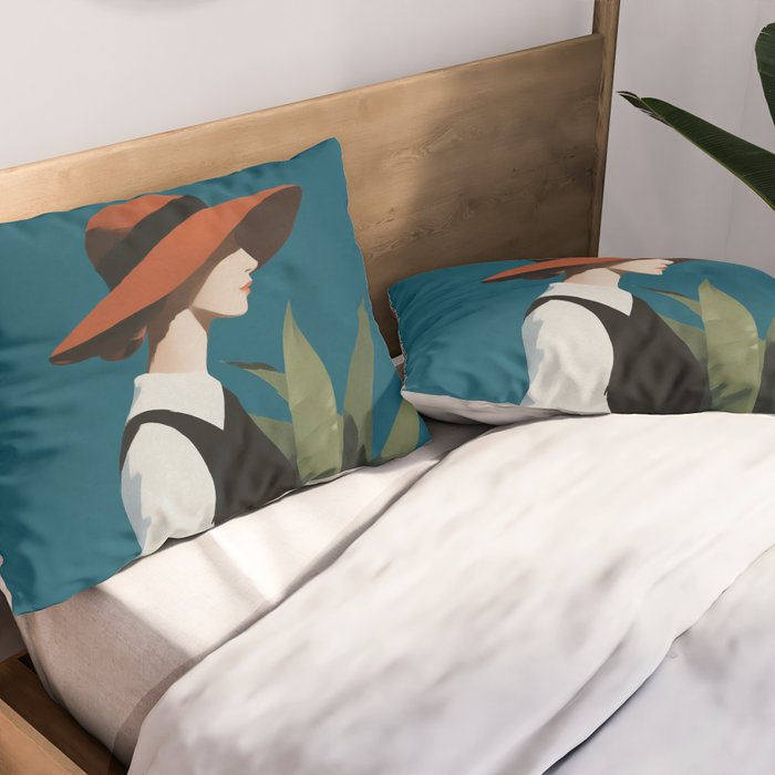 Vintage Elegance in Autumn Light Pillow Sham Gallery Image 2