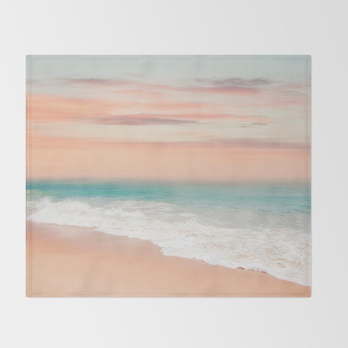 Boho, Beach Sunset Throw Blanket Gallery Image 2
