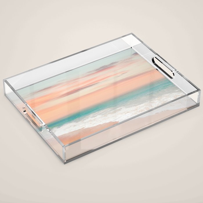 Boho, Beach Sunset Acrylic Tray Gallery Image 1