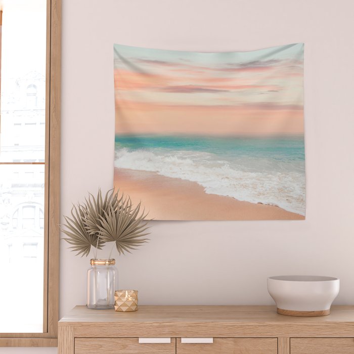 Boho, Beach Sunset Wall Tapestry Gallery Image 2