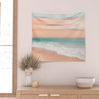 Boho, Beach Sunset Wall Tapestry Gallery Image 2