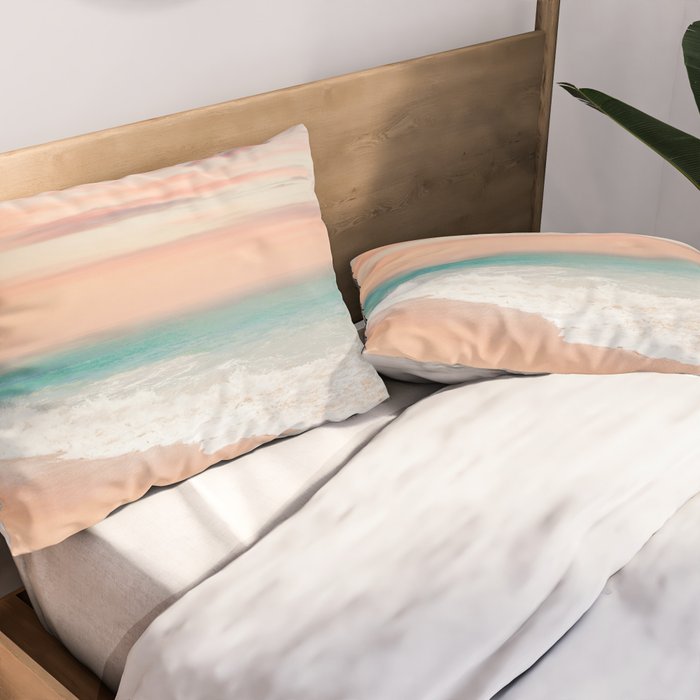 Boho, Beach Sunset Pillow Sham Gallery Image 2