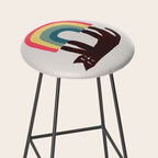 Cat with rainbow Stool Gallery Image 2