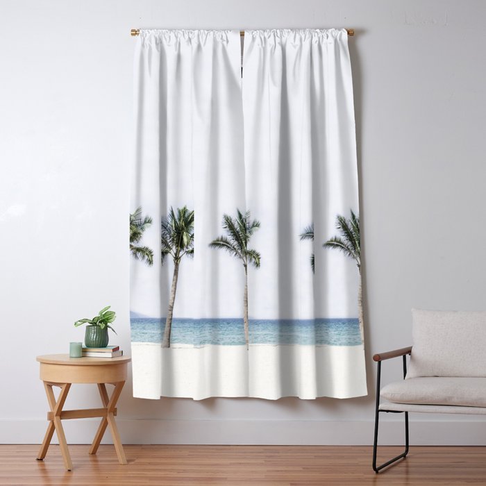 Palm trees 6 Window Curtain Gallery Image 1