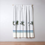 Palm trees 6 Window Curtain Gallery Image 3