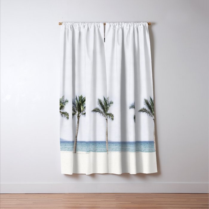 Palm trees 6 Window Curtain Gallery Image 3