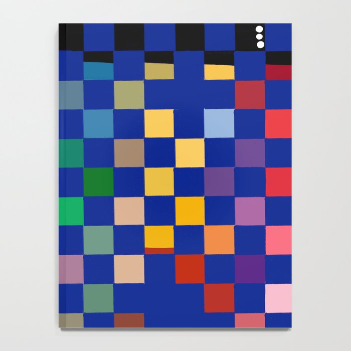Rainbow checkerboard#1 Notebook Gallery Image 4