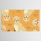 Cheetah, Wildlife of Africa Tablecloth Gallery Image 2