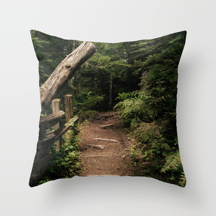 Forest Path Throw Pillow Gallery Image 6
