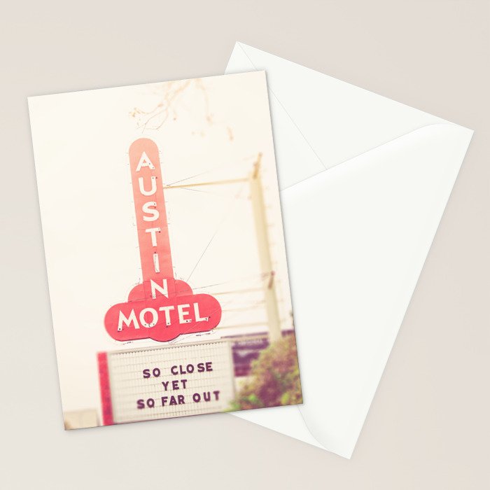 Iconic Austin Motel x Austin Texas Stationery Card Gallery Image 2