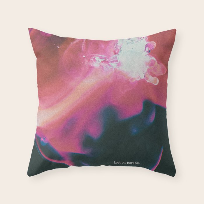 lost on purpose Throw Pillow Gallery Image 6
