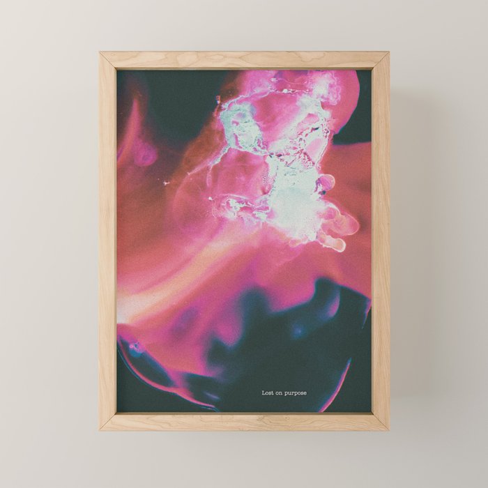 lost on purpose Mini Art Print Gallery Image 1