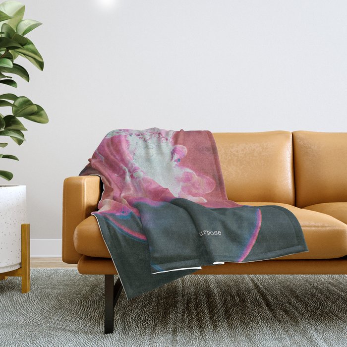 lost on purpose Throw Blanket Gallery Image 1