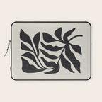 Ink Palm Plant Fossil Laptop Sleeve Gallery Image 1
