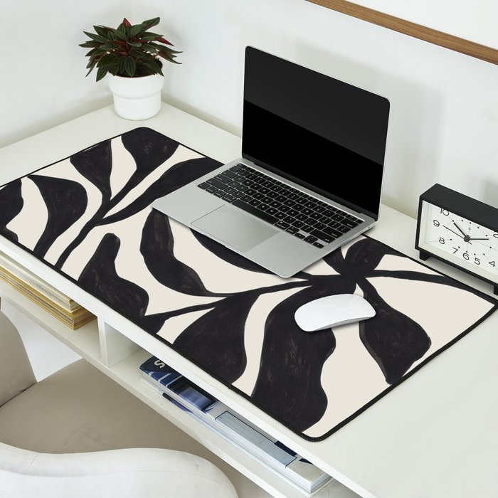 Ink Palm Plant Fossil Desk Mat Gallery Image 2
