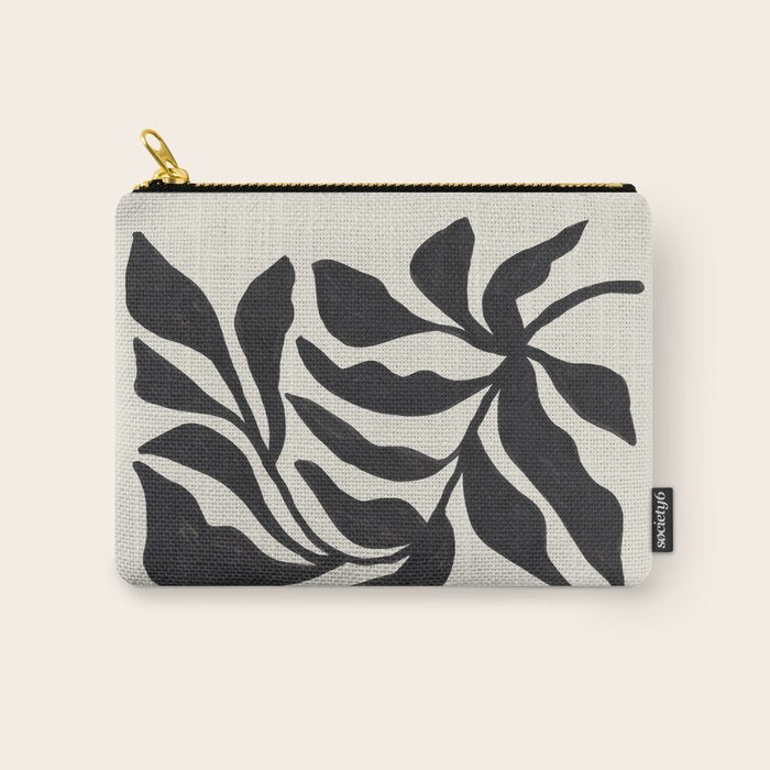 Ink Palm Plant Fossil Carry All Pouch Gallery Image 1