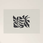 Ink Palm Plant Fossil Welcome Mat Gallery Image 1