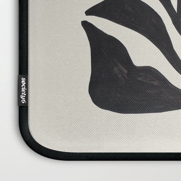 Ink Palm Plant Fossil Laptop Sleeve Gallery Image 3