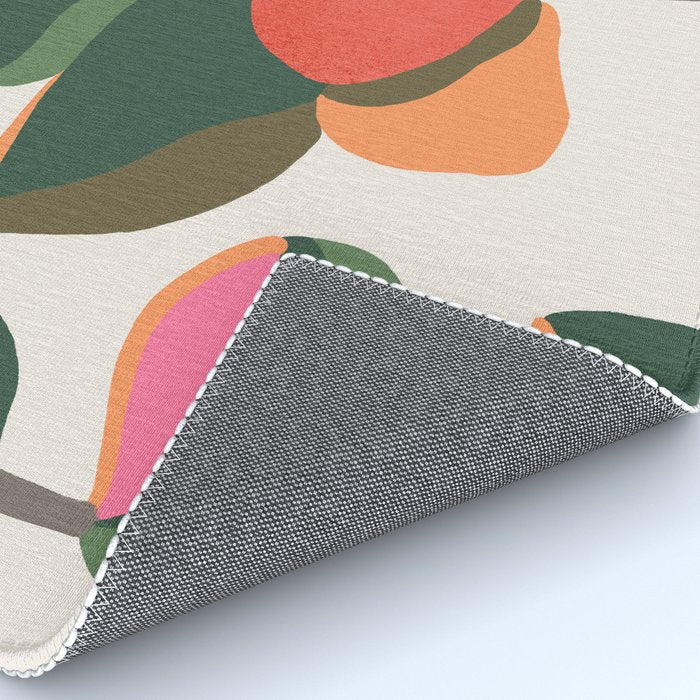 Abstract Eucalyptus Leaves Rug Gallery Image 4