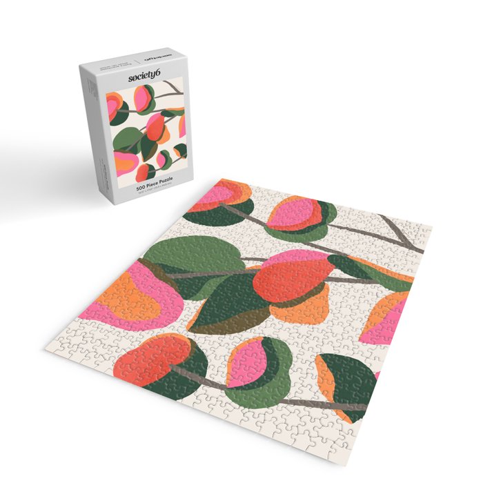 Abstract Eucalyptus Leaves Jigsaw Puzzle Gallery Image 2