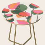 Abstract Eucalyptus Leaves Side Table Gallery Image 2