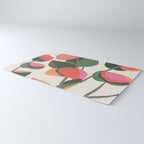 Abstract Eucalyptus Leaves Rug Gallery Image 3