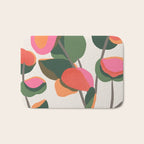 Abstract Eucalyptus Leaves Bath Mat Gallery Image 1