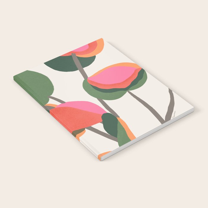 Abstract Eucalyptus Leaves Notebook Gallery Image 1