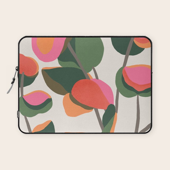 Abstract Eucalyptus Leaves Laptop Sleeve Gallery Image 1