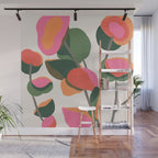 Abstract Eucalyptus Leaves Wall Mural Gallery Image 1